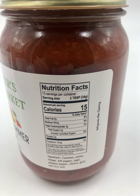 Schaefer's Farm Market Medium Summer Salsa - 15oz (Trenton, OH)