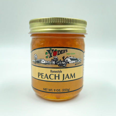 Yoders Homestyle Peach Jam - 9oz (Gambier, OH)