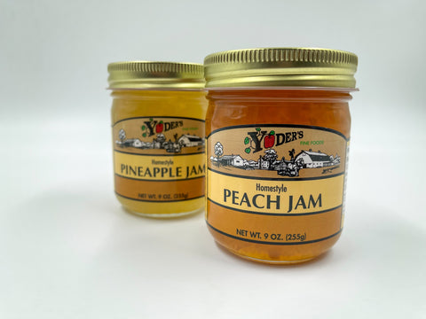 Yoders Homestyle Peach Jam - 9oz (Gambier, OH)