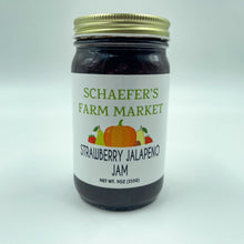 Load image into Gallery viewer, Schaefer&#39;s Farm Market Strawberry Jalapeno Jam - 9oz (Trenton, OH)

