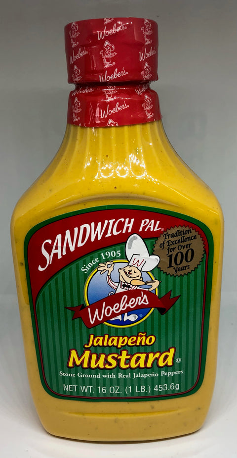 Woeber's "Jalapeno" Mustard - 16oz (Springfield, OH)