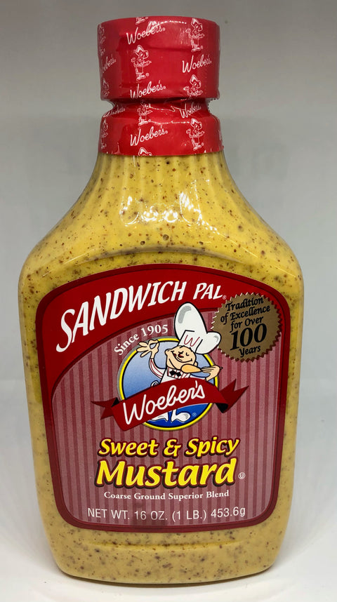 Woeber's "Sweet & Spicy" Mustard - 16oz (Springfield, OH)